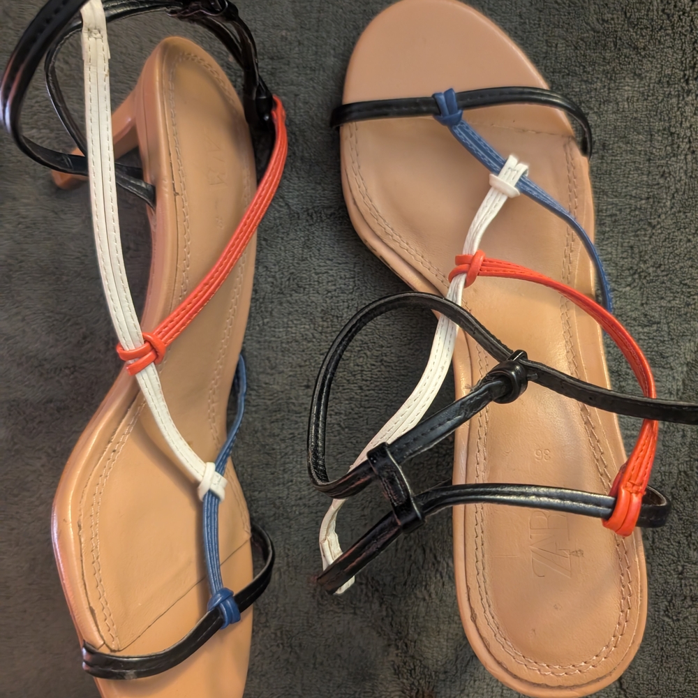 Stylish Multicolor Strappy Sandals